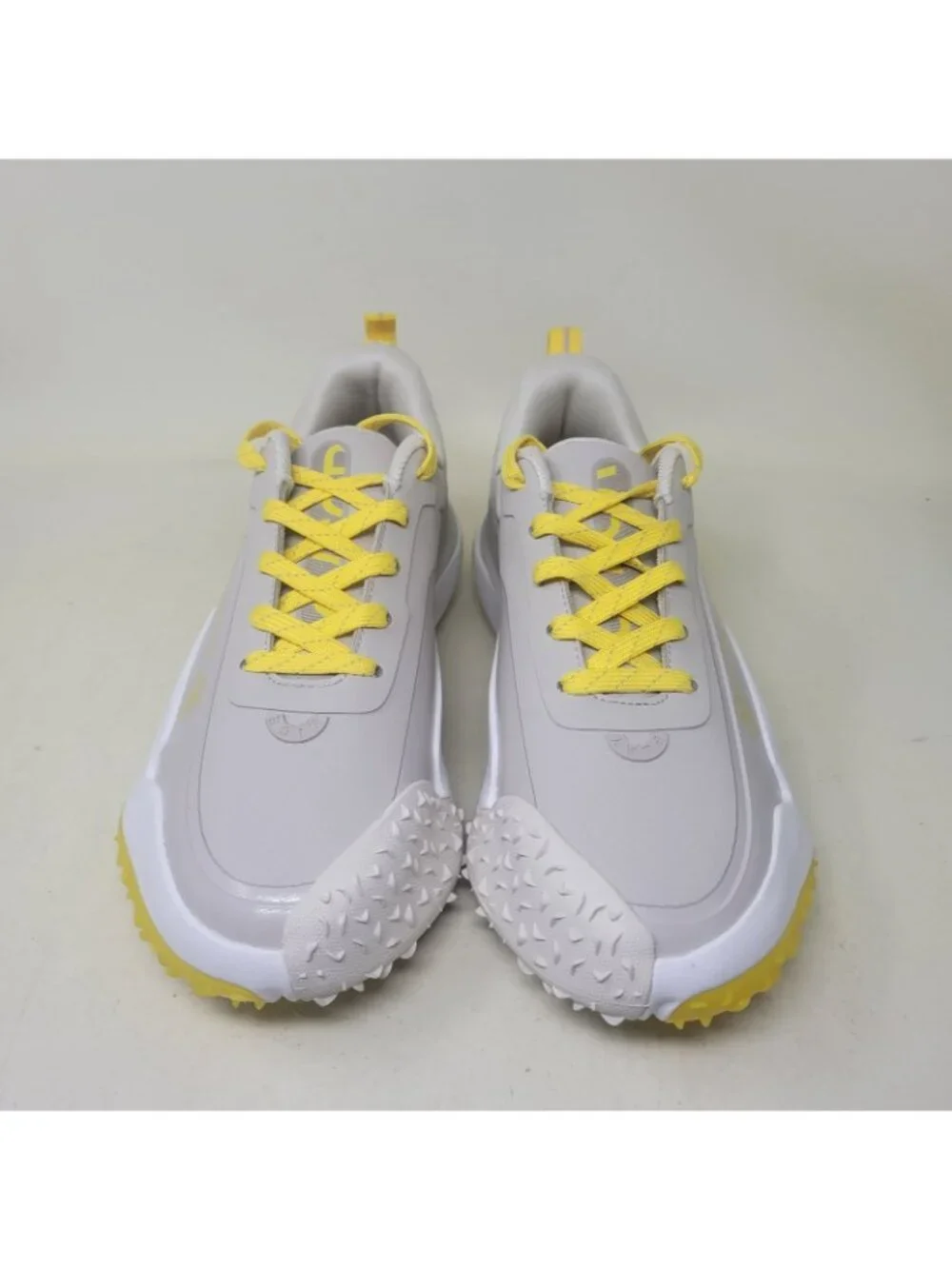 G/FORE G/18 Stone White Cyber Yellow Spikeless Golf Shoes Mens Size 11 GUF000001